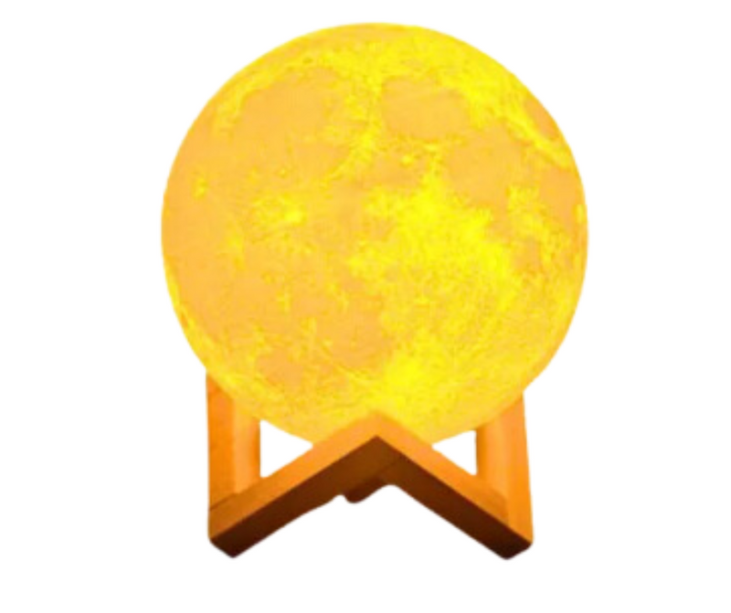 Moon Lamp Odacasa - Luminária Lua 3D USB com difusor