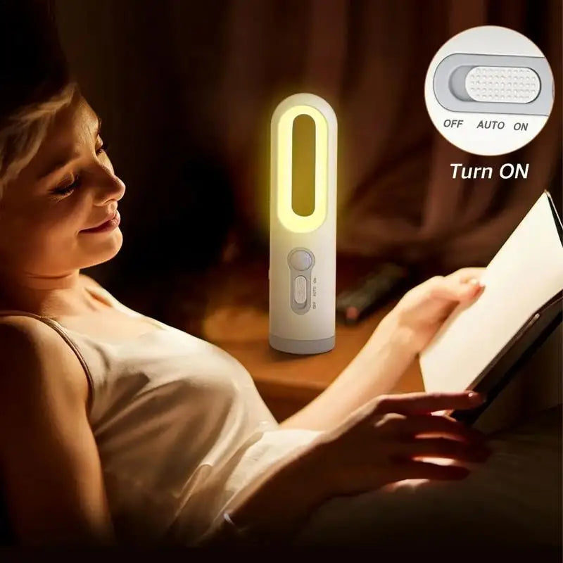 GlowFlex: Luminária LED com Sensor de Movimento e Ajuste de Luz